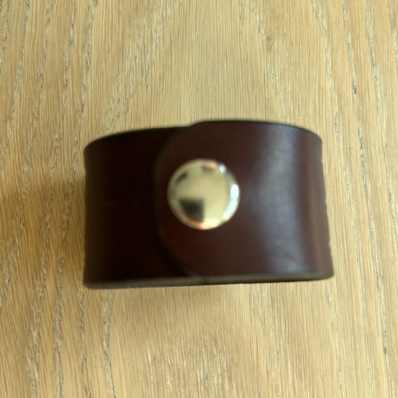 American bench craft leather herringbone cuff - Picture 4 of 6